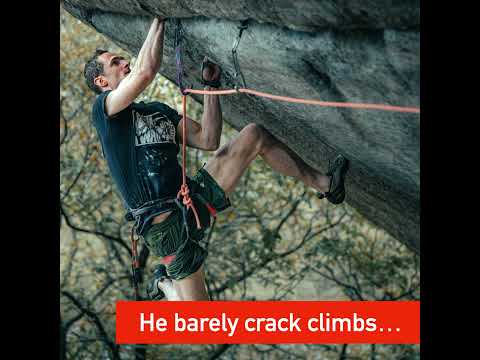 Why is Adam Ondra so good at cracks?