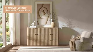 Famous Dresser with 6 drawers Assembly instruction Net Worth