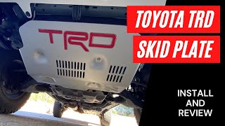 5th Gen 4Runner TRD Skid plate install and review