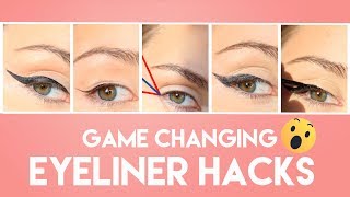 Eyeliner Hacks For Flawless Winged Eyeliner - 10 Mistakes You Didnt Know You Were Making Peachy