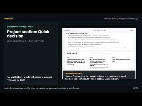 codebase-memory-mcp Practical Walkthrough: What to Try First, Fast