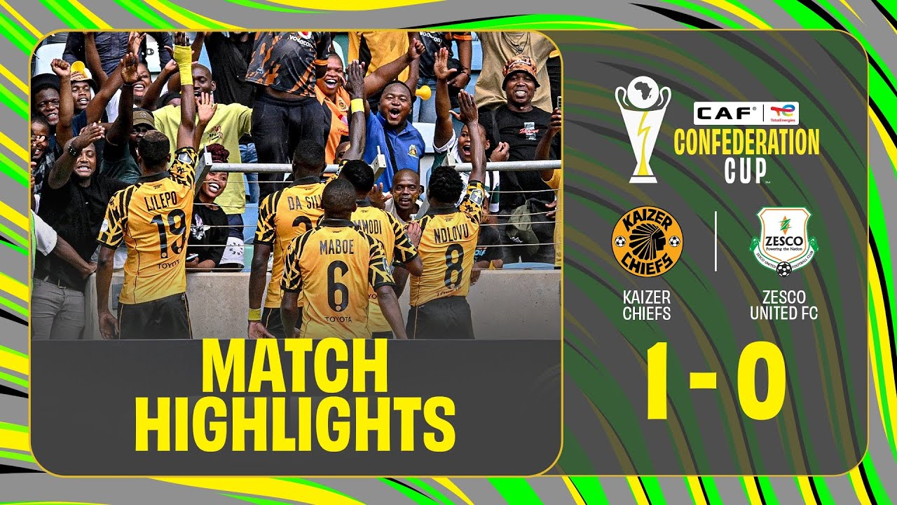 🎞️ Match Highlights:Kaizer Chiefs claims a 1-0 win against ZESCO United FC.