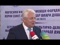 Торжественное открытие культурно-деловой миссии Санкт-Петербурга в Душанбе.