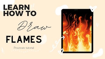 Step by Step Tutorial: How to create flames in Procreate