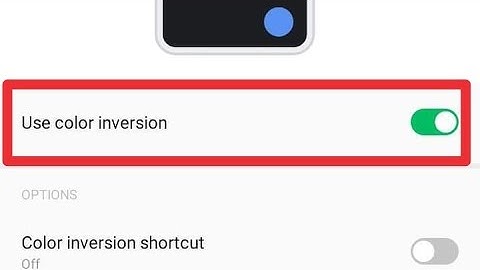 Accesbility setting infinix hot 10 play, how to Turn off color inversion