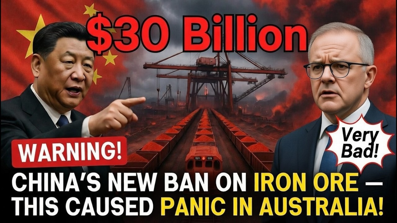 China’s New Ban Sends Shockwaves Through Australia’s $30B Iron Ore Trade 1080p caption