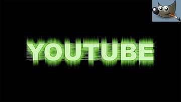 Blast Text Effect in Gimp