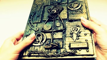 Steampunk Mixed Media Journal Cover Tutorial