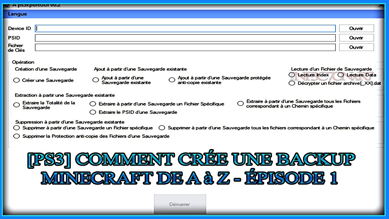 COMMENT CRÉE UNE BACKUP MINECRAFT DE A à Z - Épt 1 [EXTRAIRE UNE BACKUP
