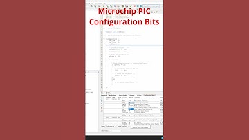 Microchip. PIC Configuration bits #microchip #pic16 #mplabx #microcontroller