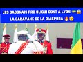 Les gabonais pro oligui sont  lyon  la caravane de la diaspora 