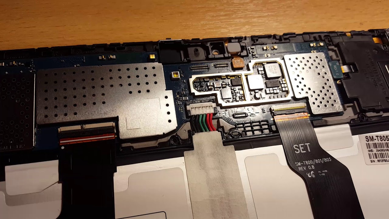 Samsung Galaxy Tab S SMT805 not charging fix YouTube