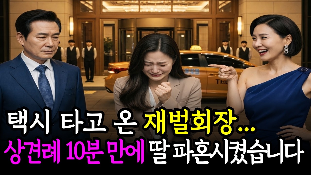 택시 타고 온 재벌회장… 상견례 10분 만에 딸 ‘파혼’ 선언한 이유