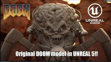 Original DOOM Mastermind in UNREAL 5