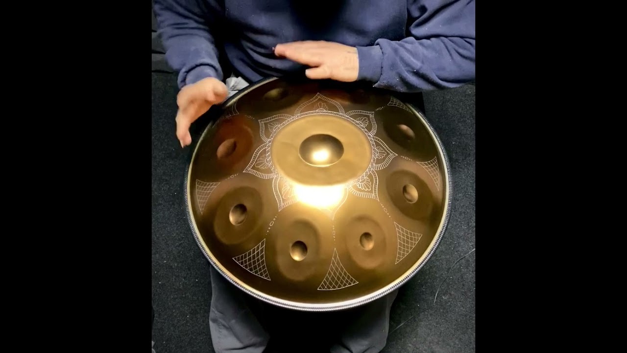 Handpan Ember steel, Cenit Handpan acero inoxidable D Amara 9notas
