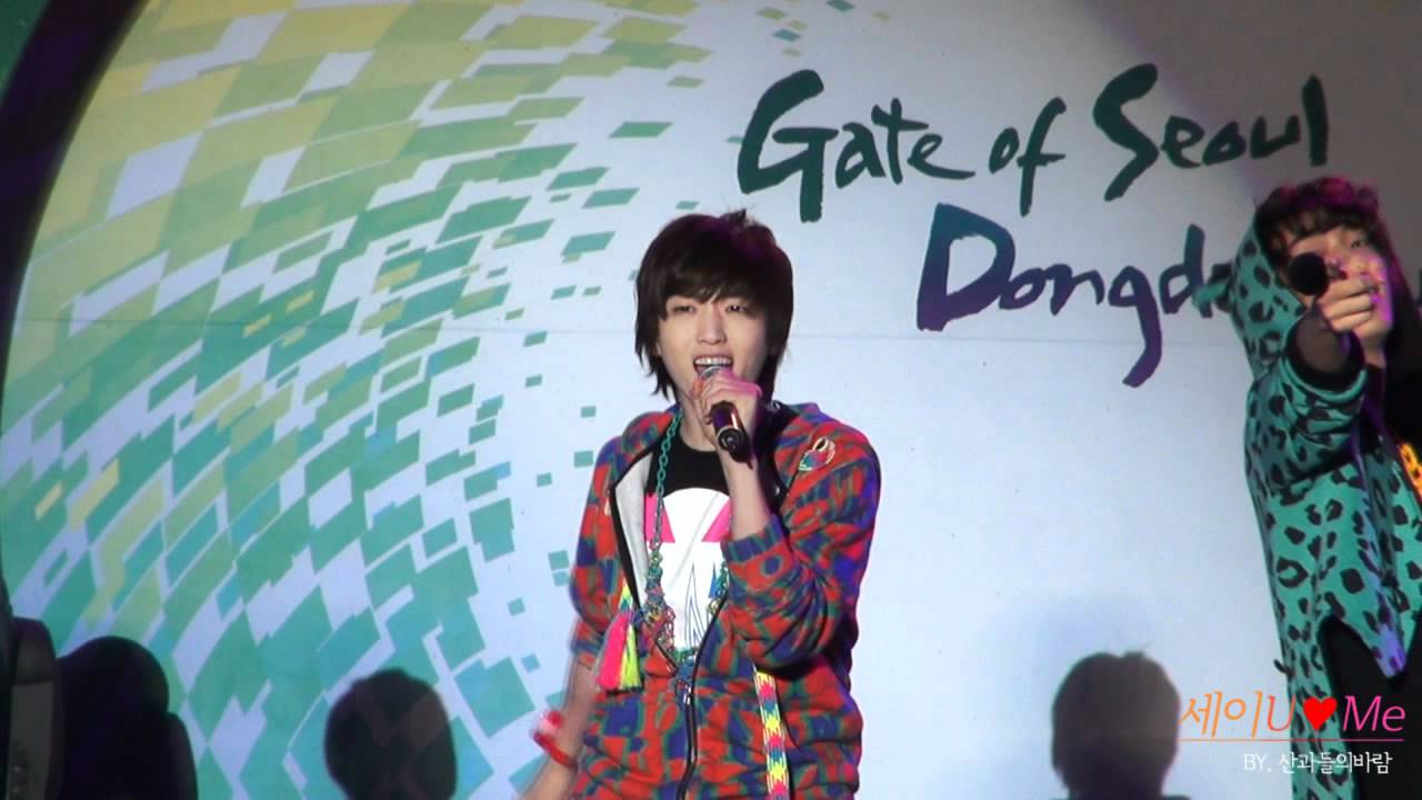 110924 중랑천 행사 B1A4 - Beautiful Target (산들 ver.).avi