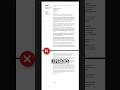 ❌ Don’t do this on your #CoverLetter