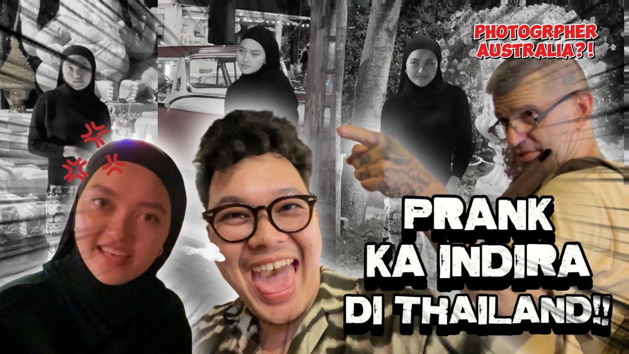 TIBA2 JADI MODEL PHOTOGRAPHER BULE  DI THAILAND?! @IndiraKalistha