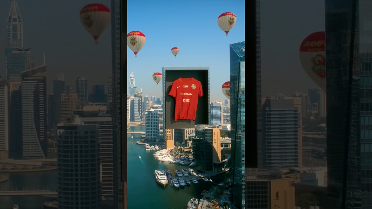 Nadi Shabab UAE Dubai 3D Animation Jersey 
