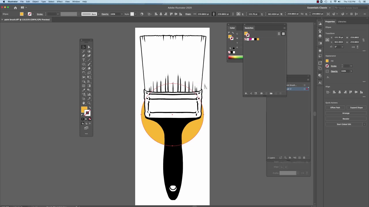 Illustrator Shapes Tools with Graphics - YouTube