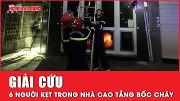 Giải cứu thành công 6 người mắc kẹt trong vụ cháy nhà cao tầng ở TP HCM| Tin nhanh