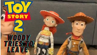 Toy Story 2: Woody tries to leave