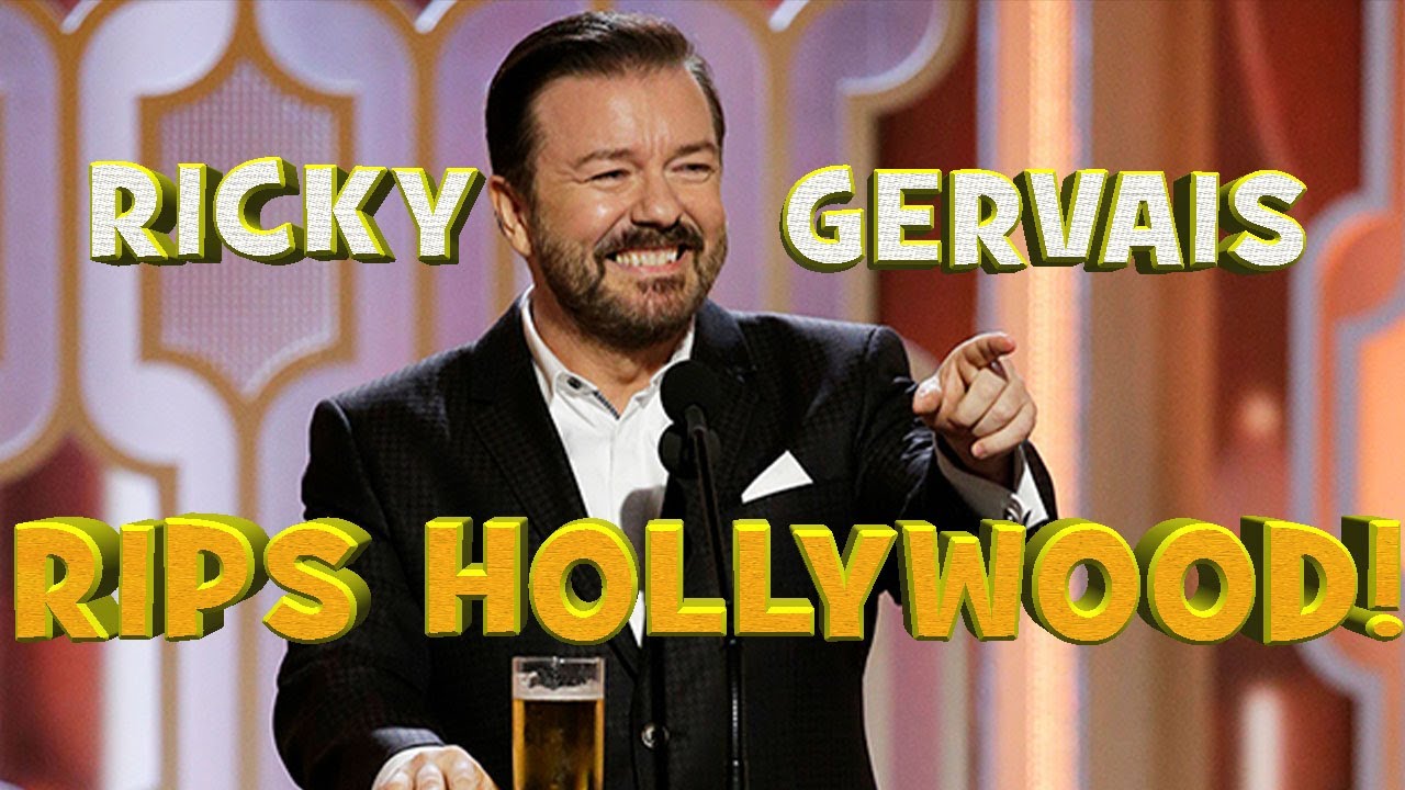 FINALLY! RICKY GERVAIS RIPS HYPOCRITICAL CELEBS AT GOLDEN GLOBES! YouTube