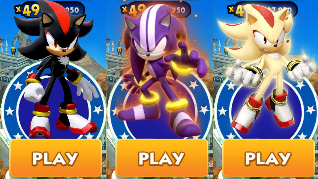 Sonic Dash - Super Shadow vs Darkspine vs Shadow - All Characters ...
