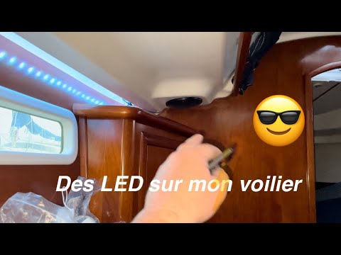 ⁣Installation de Led sur le Melmat