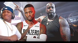 Shaq vs damian lillard diss track reaction (full battle)