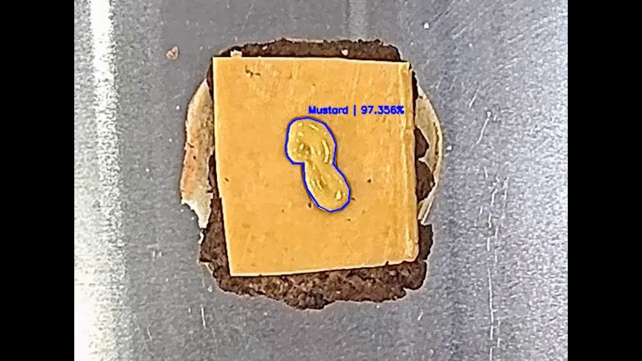 AI Food Vision Demo: Mustard Detection on Burgers