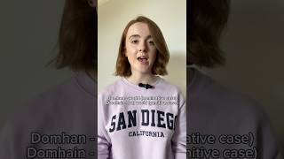 Common Mistake 44  Domhan Vs Domhain gaeilge irish shorts