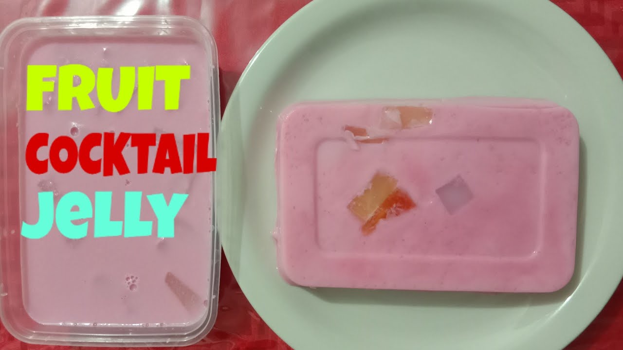 HOW TO MAKE FRUIT COCKTAIL JELLY PANLASANG PINOY YouTube
