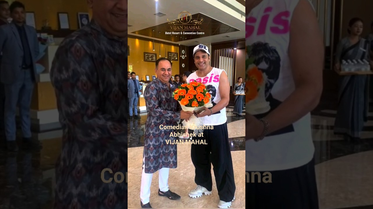 Comedian Krushna Abhishek at VIJAN MAHAL Jabalpur | Hotel |Resort | 