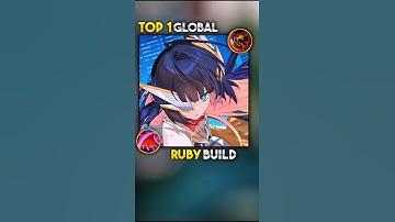 ✅ RUBY BEST BUILD AND EMBLEM 2025 #mobalegends5v5 #moba5v5English #moba5v5pippin