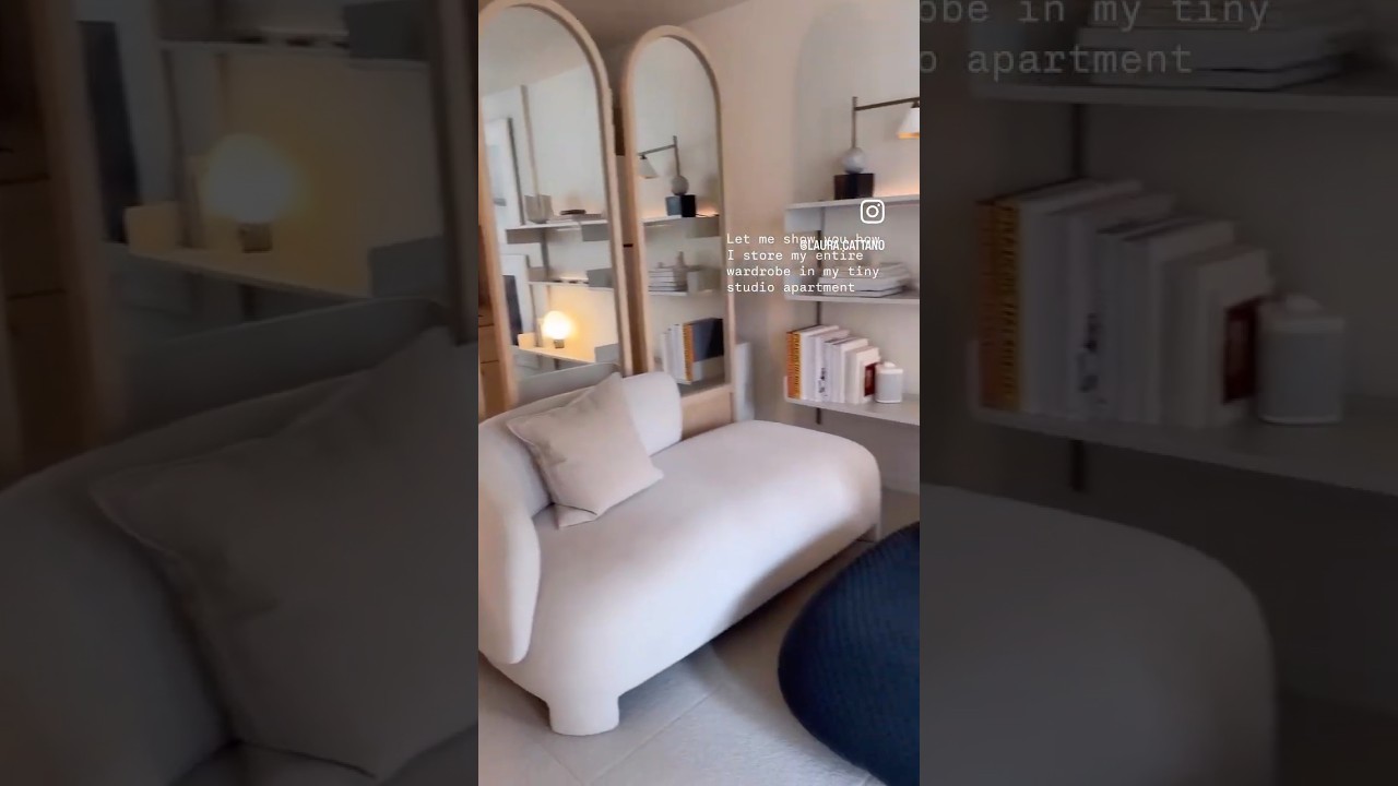 tiny nyc apartment wardrobe organization