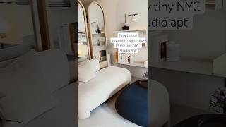 tiny nyc apartment wardrobe organization