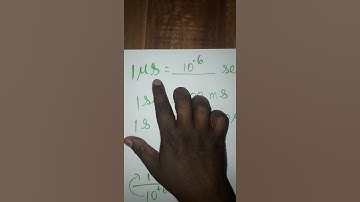 microsecond to second