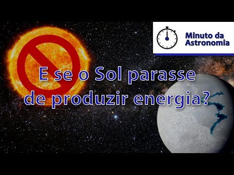 Minuto da Astronomia: E se o sol parasse de produzir energia?