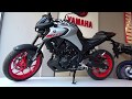 The 2020 YAMAHA MT 03 naked motorcycle walkaround