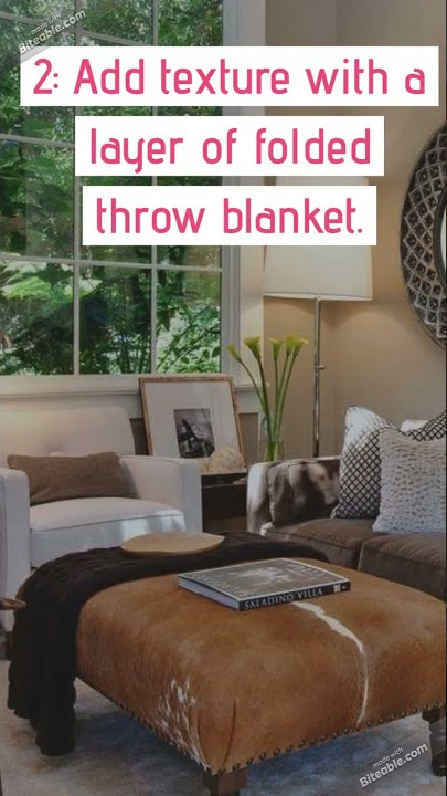 Ottoman Coffee Table Styling Ideas