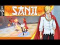 New SS - Sanji WCI gameplay - 1vs3 l One Piece Fighting Path