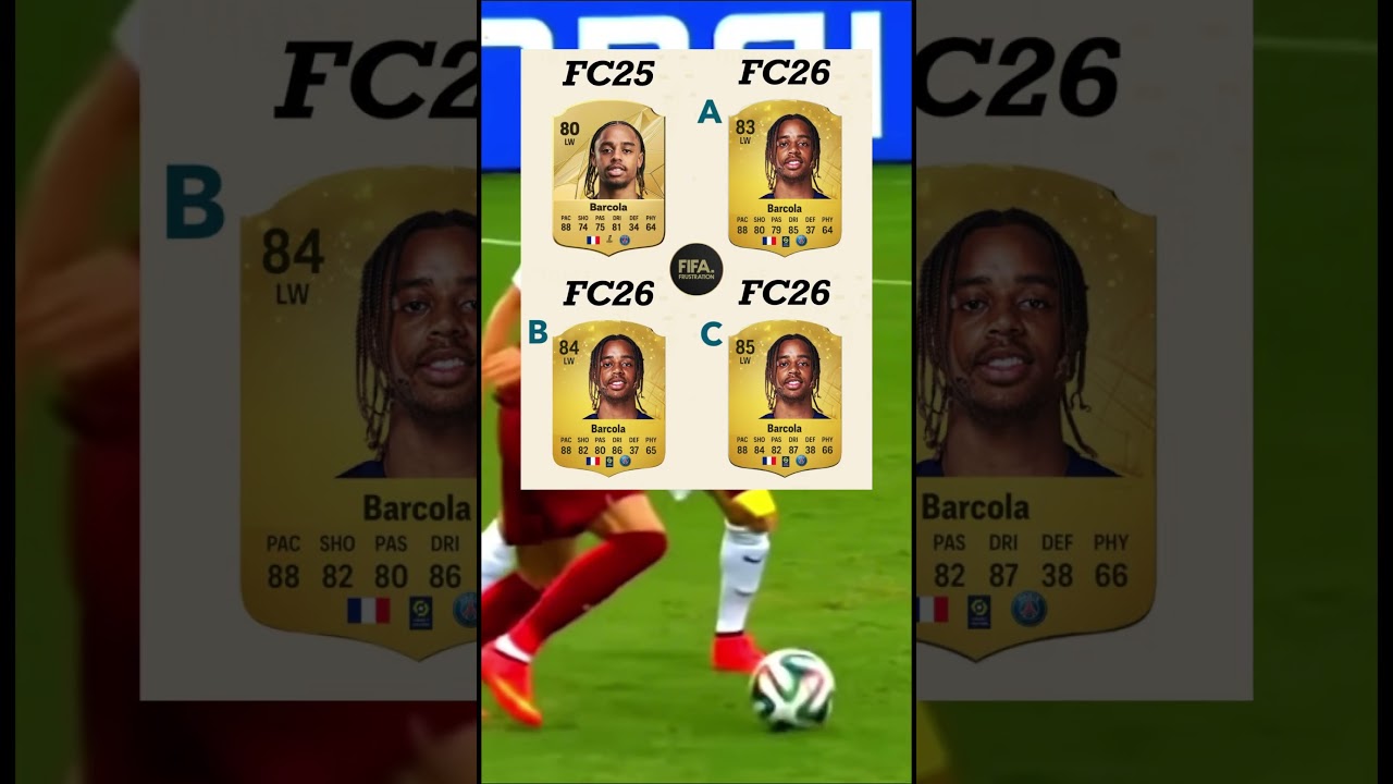 Barcola FC26 Rating? 🔥 
