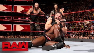 Reigns Strowman  Lashley Vs Mahal Owens  Zayn Raw April 30 2018