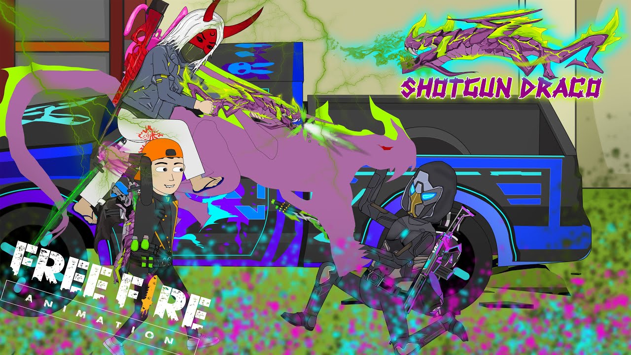 Free Fire Animation - Shotgun Draco Bareng Budi01 Gaming - Yu Animation