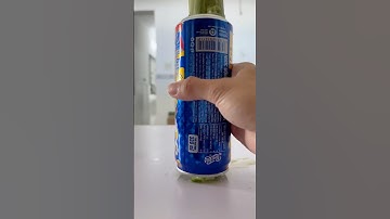 Tornado Cucumber with a Coke Pepsi Can #shorts #funny