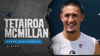 Tetairoa McMillan on building relationship with Jaycee Horn