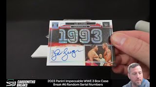 2023 Panini Impeccable WWE 3 Box Case Break #6