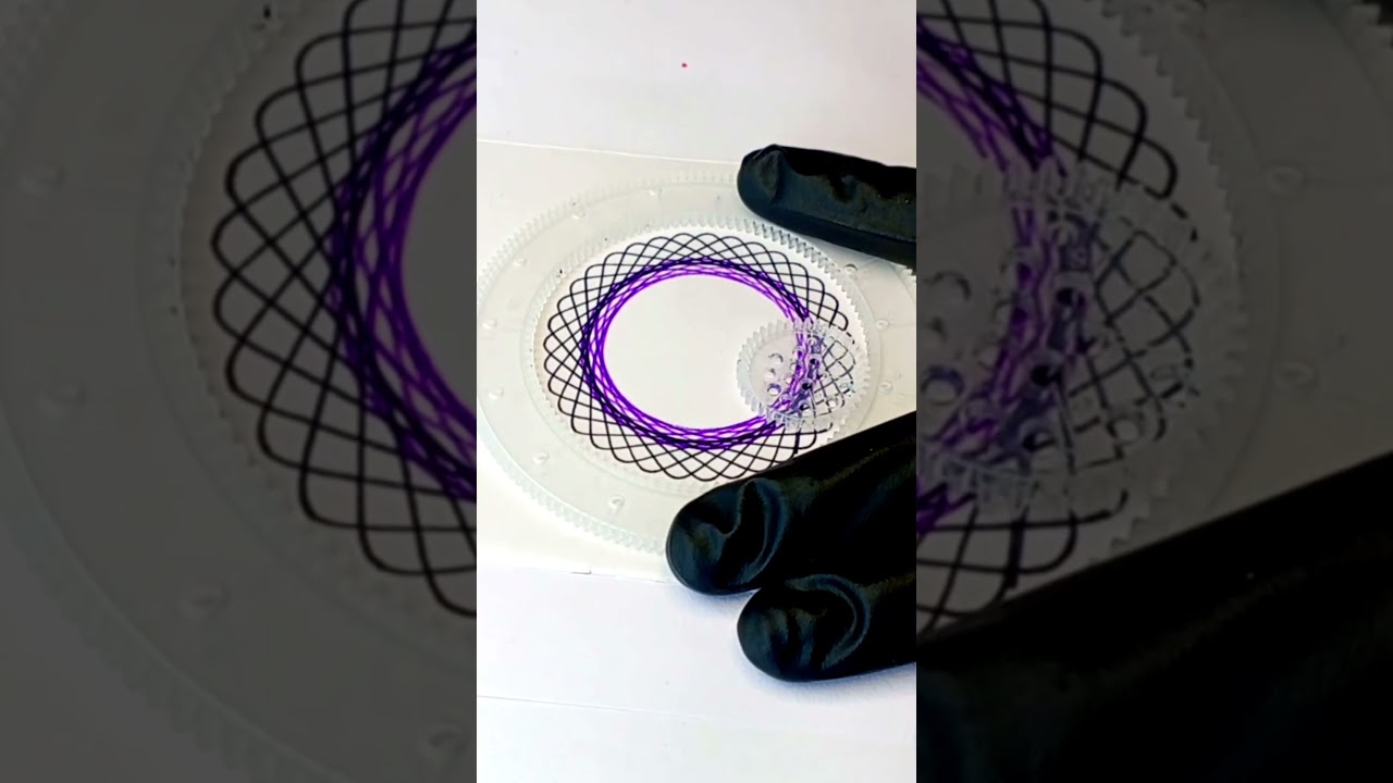Watch This Spirograph Loop – So Perfect, So Hypnotic!😋