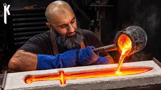 I Tried Making a Sword in a Completely Different Way — by Casting It!